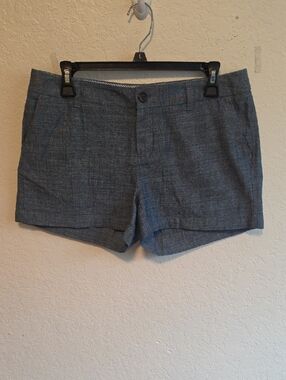 Merona Heathered Blue Gray Women's Dress Shorts